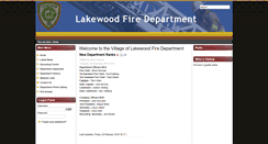 Desktop Screenshot of lakewoodnyfire.com