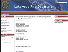 Tablet Screenshot of lakewoodnyfire.com